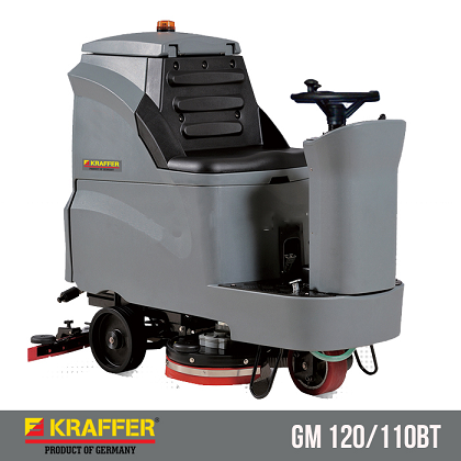 Máy vệ sinh sàn chà sàn ngồi lái Kraffer GM110BT85