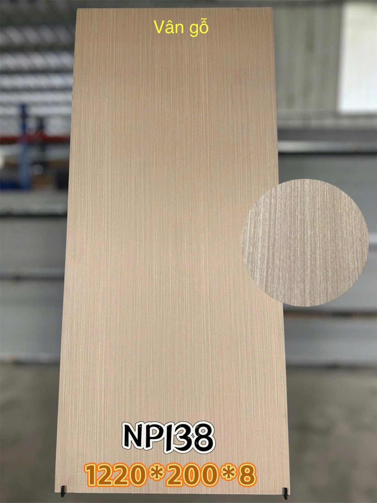 Tấm ốp sợi than tre NP-VÂN GỖ 8mm TẠI HCM