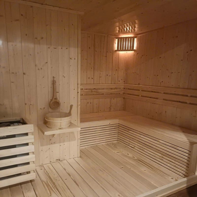 Gỗ thông lamri ốp phòng xông hơi EWO-GT02 DNG