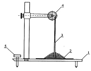 Thiết bị xác định góc rời đất, góc nghỉ tự nhiên của vật liệu rời