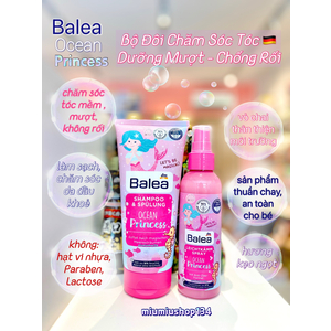 DẦU GỘI KẾT HỢP XẢ 2 IN 1 BALEA OCEAN PRINCESS 200ml 🇩🇪