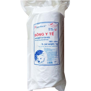 Bông y tế Bảo Thạch 1 kg hoặc 0.5 kg