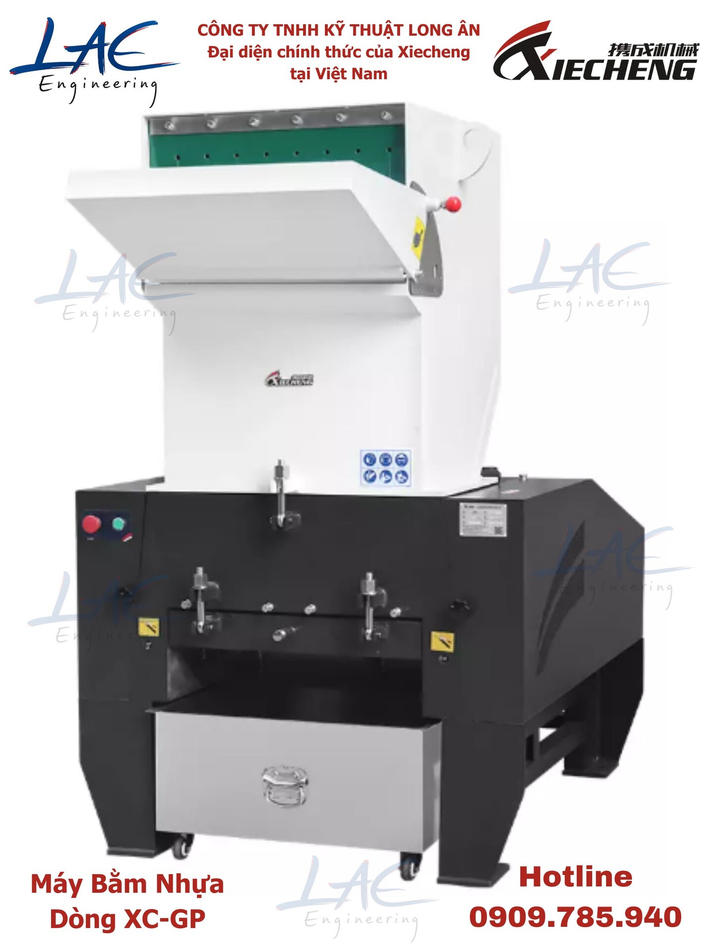 MÁY BĂM XAY NHỰA XIECHENG XC-GP600