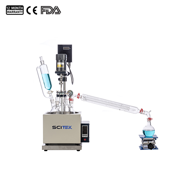 Lò phản ứng thủy tinh một lớp 2L - GR-2L