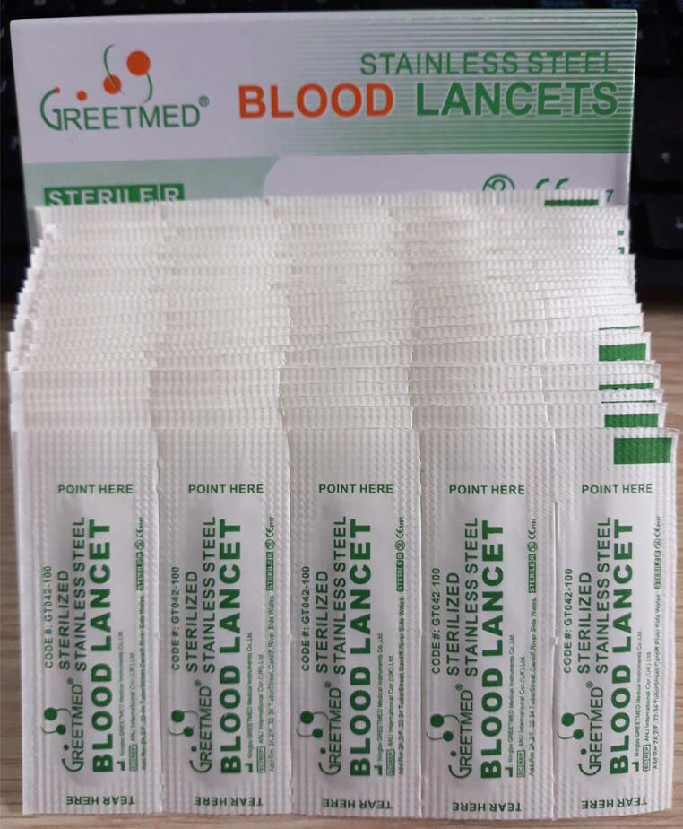 Kim lấy máu Blood Lancet Greetmed GT042-100