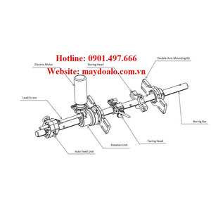 Máy doa lỗ HDG50, máy phóng lỗ