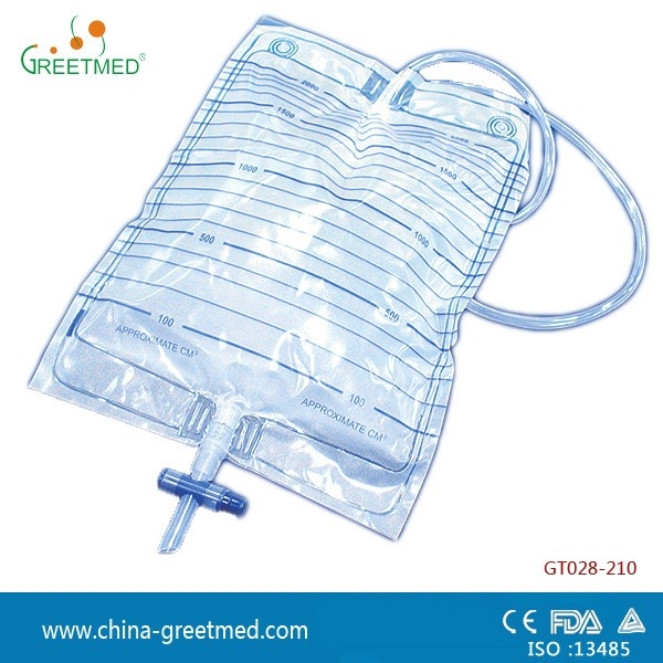Túi nước tiểu có van xả Greetmed GT028-200/GT028-210
