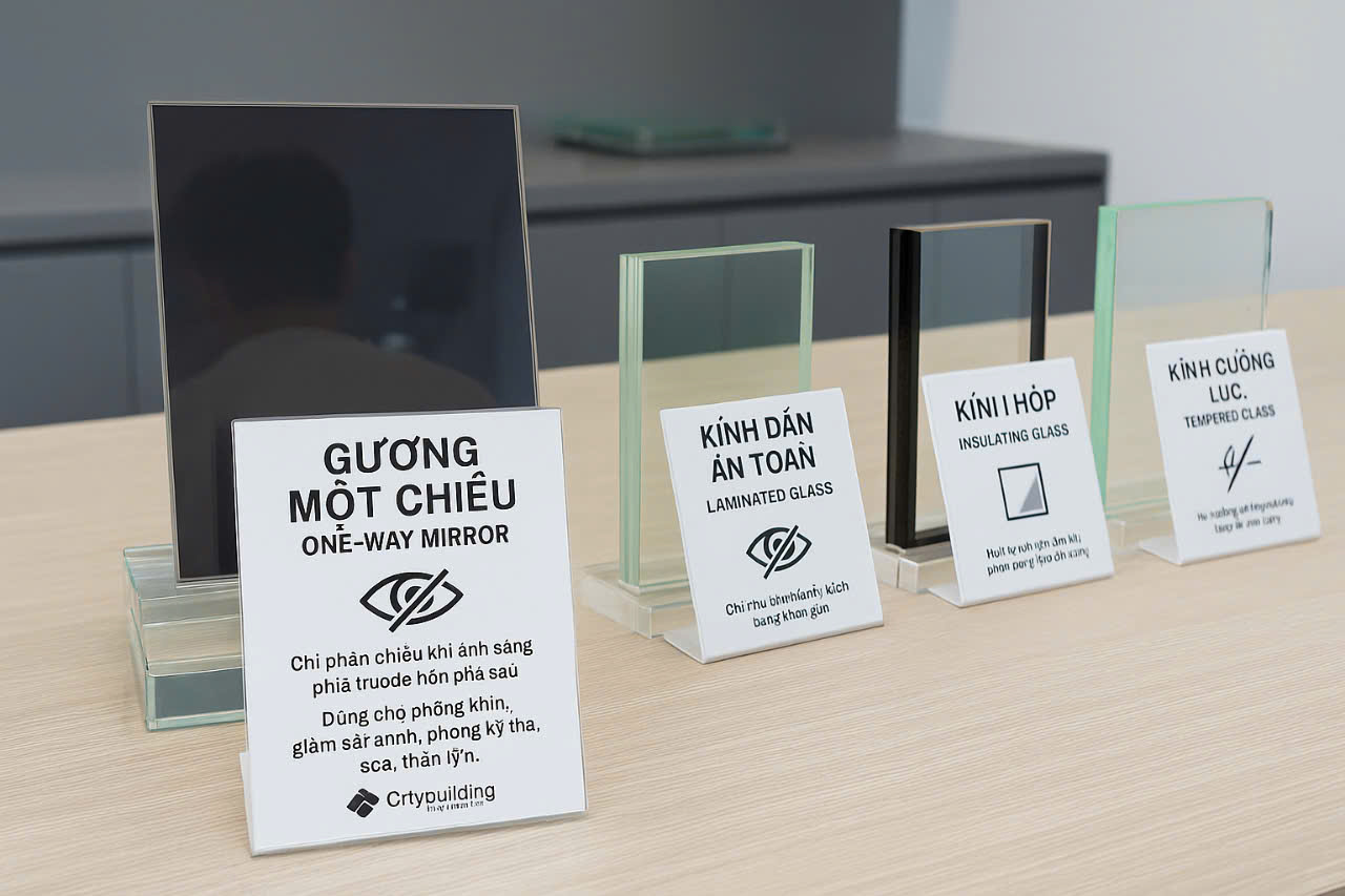🎯 GƯƠNG 1 CHIỀU GIÁ RẺ – GIẢI PHÁP GIÁM SÁT KÍN ĐÁO, TIẾT KIỆM CHI PHÍ