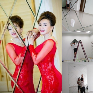 Gương dán tường và những lưu ý phong thủy quan trọng