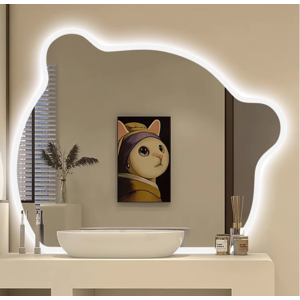 Gương Đèn Led Cảm Ứng Tai Gấu KT 60x80cm