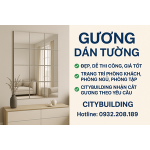 📌 Gương Dán Tường HCM, Hà Nội – Cắt Theo Yêu Cầu, Lắp Đặt Tại Nhà
