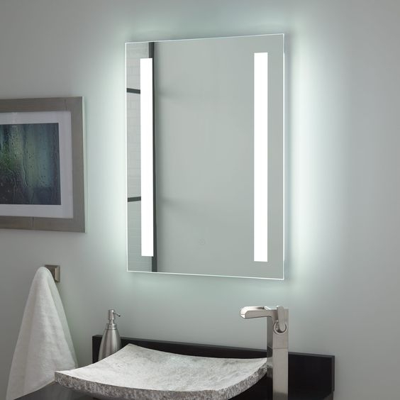 GƯƠNG LED CHỮ NHẬT