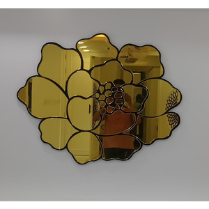 Gương nghệ thuật hoa hồng vàng Citybuilding CBJ 196B