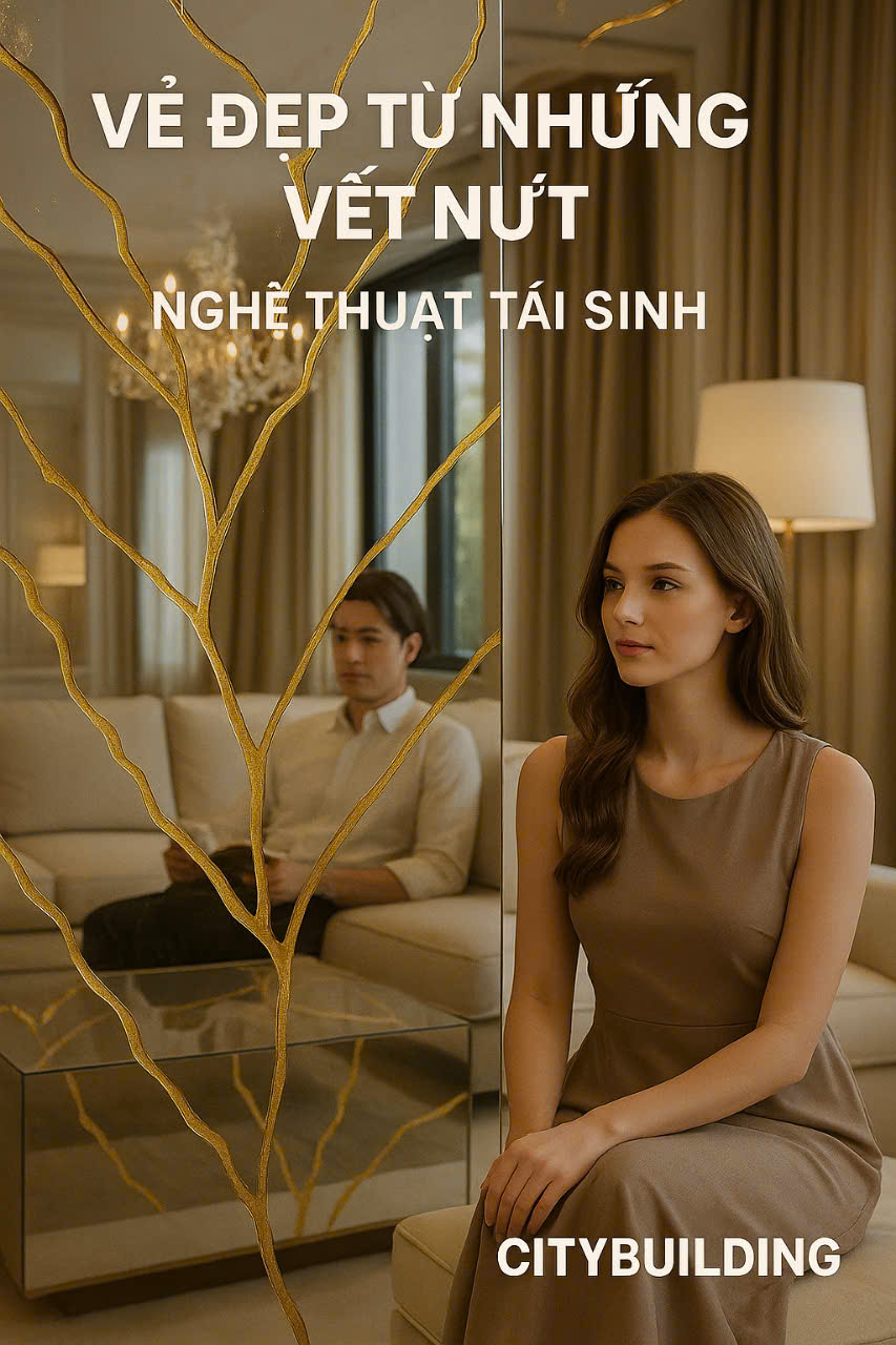 🏷️ GƯƠNG NGHỆ THUẬT CITYBUILDING – NGHỆ THUẬT TÁI SINH TỪ NHỮNG VẾT NỨT