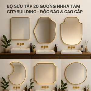 🎀 GƯƠNG NHÀ TẮM CITYBUILDING - BỘ SƯU TẬP GƯƠNG NHÀ TẮM ĐỘC ĐÁO, CAO CẤP, GIÁ TỐT