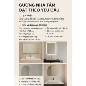 💎 GƯƠNG NHÀ TẮM THEO YÊU CẦU CITYBUILDING | NHÀ MÁY 4000m² – BÁO GIÁ GƯƠNG NHÀ TẮM PHƯỜNG LONG TRƯỜNG TP.HCM