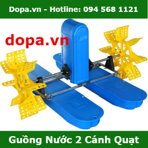 Máy Guồng Nước 2 Cánh Quạt Tạo Oxy Hòa Tan Cho Cá Tôm