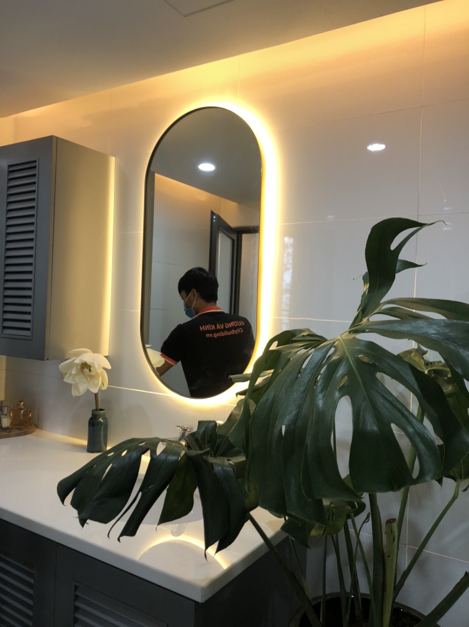 💎 NHÀ MÁY SẢN XUẤT GƯƠNG NHÀ TẮM INOX MẠ VÀNG LED HẮT VIỀN 4000K | CITYBUILDING HÀ NỘI – TP.HCM