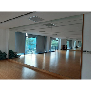Gương gym: bố trí theo thiết bị và vùng tập