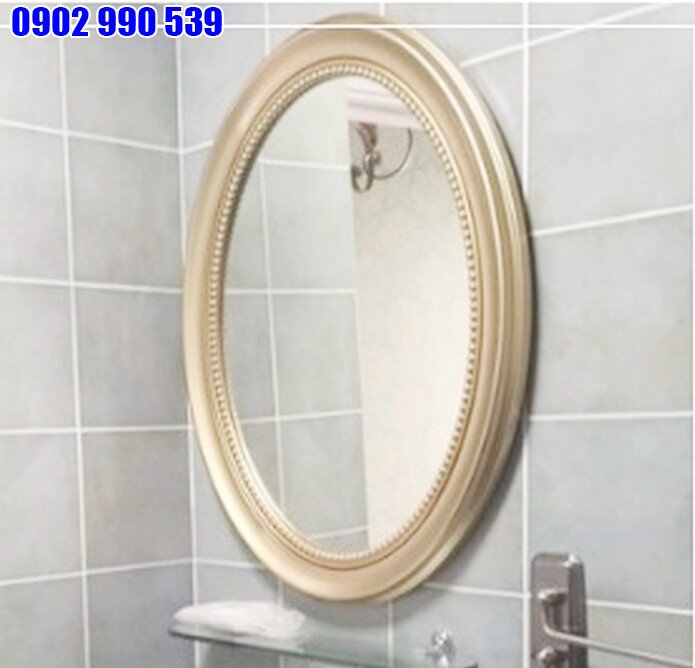 GƯƠNG SOI OVAL CHẤM BI