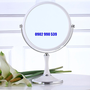 Gương trang điểm 2 mặt xoay 360 độ