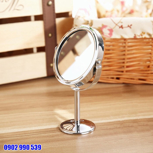 Gương Trang Điểm Mini 2 Mặt Phẳng Để Bàn