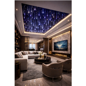 💎 TRẦN SAO VÔ CỰC PHÒNG KHÁCH CITYBUILDING – GIẢI PHÁP TRẦN ÁNH SÁNG VŨ TRỤ SANG TRỌNG