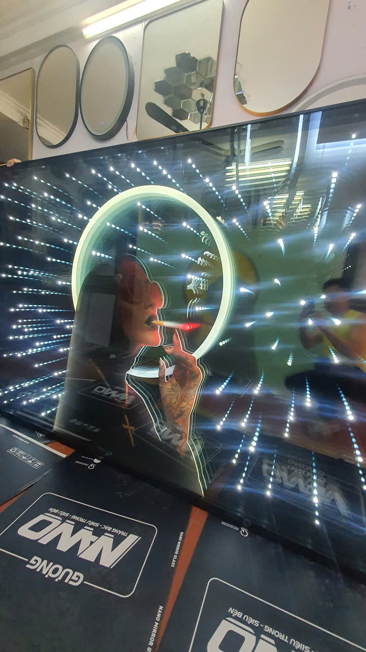 GƯƠNG VÔ CỰC TREO TƯỜNG LED NGHỆ THUẬT CITYBUILDING – HIỆU ỨNG ÁNH SÁNG VÔ HẠN ẤN TƯỢNG