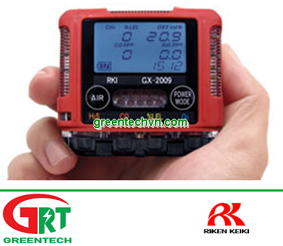 GX-2009 | Riken GX-2009 | Máy đo khí cầm tay GX-2009 | Smallest Four Gas Confined Space Monito