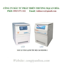 MÁY LI TÂM LẠNH TỐC ĐỘ CAO 20.500 VÒNG/PHÚT, Model: H2050R-1