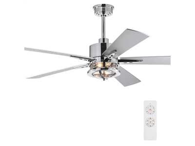 Quạt trần đèn Điều khiển từ xa 5 cánh gỗ 52 inch