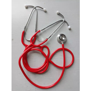 dual head teaching stethoscope with double tubing