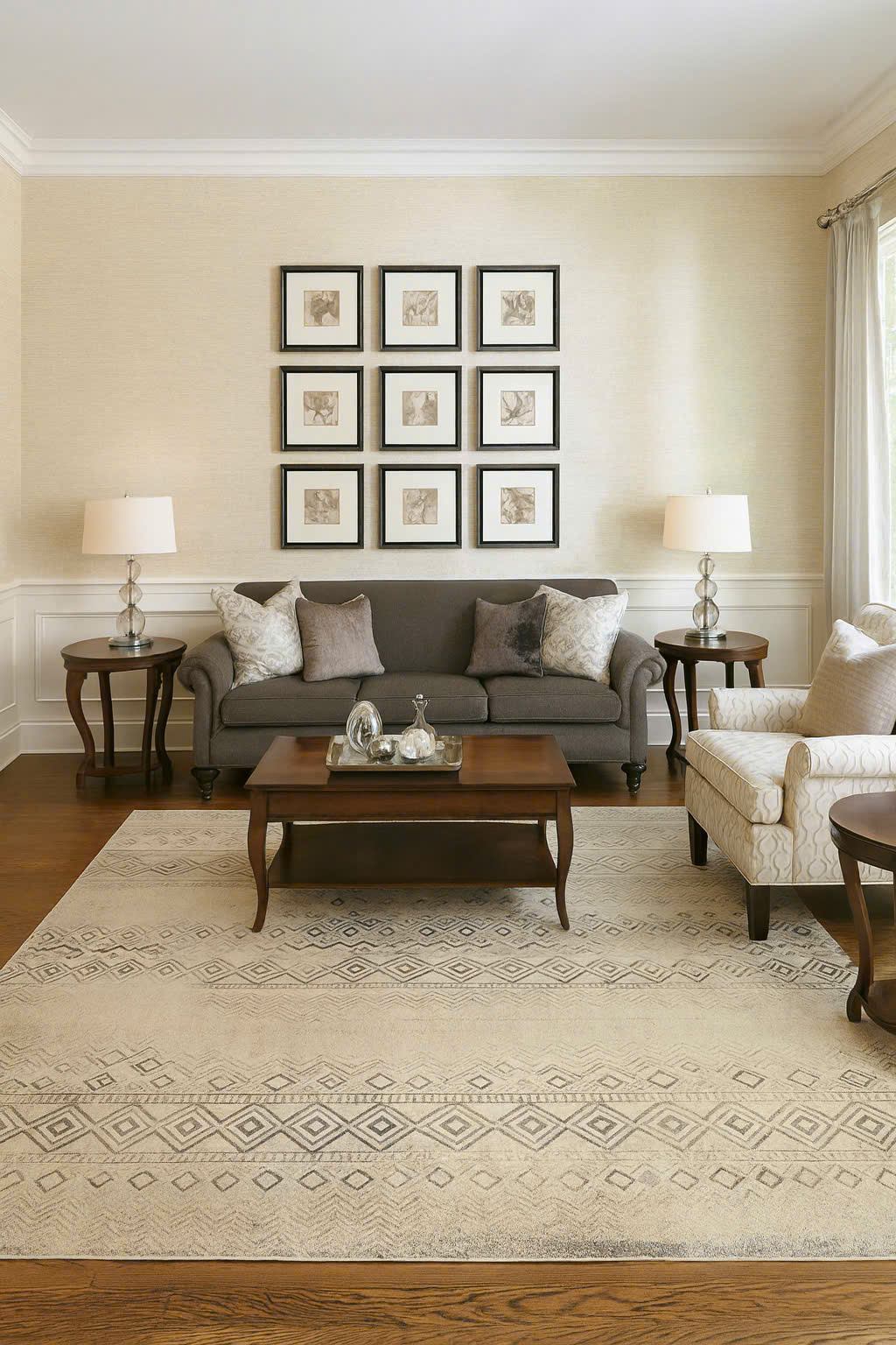 THẢM DỆT CỔ ĐIỂN CAO CẤP- GO-MOUSSE H_3113