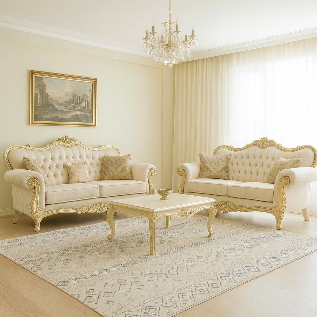 THẢM DỆT CỔ ĐIỂN CAO CẤP- GO-MOUSSE H_3113