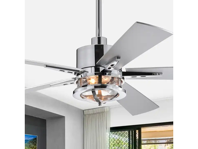 Quạt trần đèn Điều khiển từ xa 5 cánh gỗ 52 inch