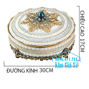 Combo khay, hộp đựng bánh kẹo mứt tết 6 ngăn cao cấp