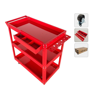 Xe đẩy dụng cụ 3 tầng, xe đựng đồ nghề 3 tầng, xe để đồ nghề 3 ngăn, xe đựng đồ sửa chữa