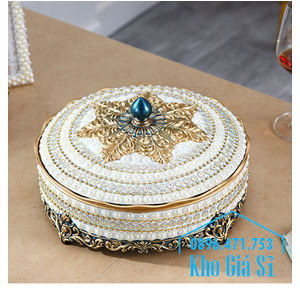 Combo khay, hộp đựng bánh kẹo mứt tết 6 ngăn cao cấp