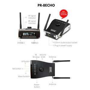 Micro Không Dây Cho Saxophone Acemic PR-8 ECHO ST-4, sân khấu chuyên nghiệp