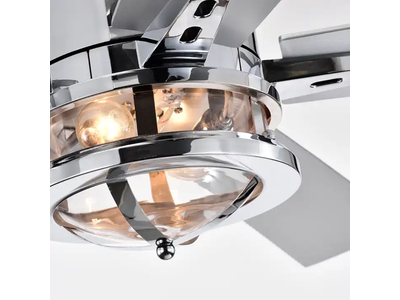 Quạt trần đèn Điều khiển từ xa 5 cánh gỗ 52 inch