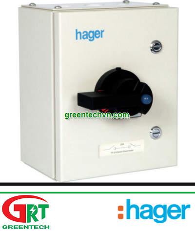 Hager JAB303 Enclosed Switch Disconnector TPN 32A | Tủ điện đóng ngắt Hager JAB303 | Hager Vietnam