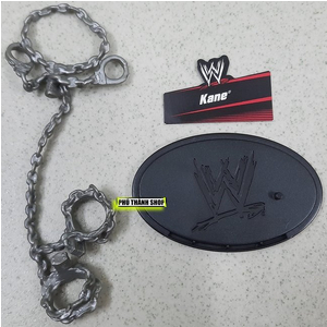 [HÀNG HIẾM] BỘ PHỤ KIỆN XÍCH TAY - CHÂN - ĐẾ & BẢNG TÊN MÔ HÌNH WWE KANE - ELITE 4