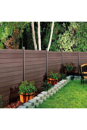 Hàng rào gỗ nhựa