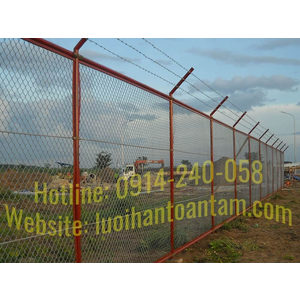 Hàng rào lưới thép B40 mạ kẽm - Báo giá thi công