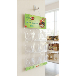 Hanger Nhựa PVC Trong Suốt In Logo