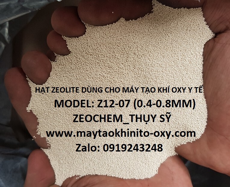 HẠT HÚT ẨM CHO MÁY TẠO KHÍ OXY Y TẾ ZEOCHEM Z12-07