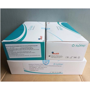 Khay thử xét nghiệm định tính kháng thể IgM kháng HAV (Hepatitis A virus Rapid test) FASTEP