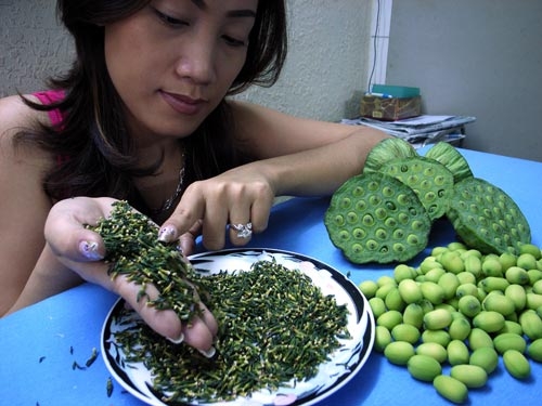 Trà tim sen | Tác dụng của tim sen | Mất ngủ uống gì | Mất ngủ kéo dài