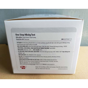 Test chẩn đoán viêm gan B One Step HBsAg Test INTEC (dạng que)