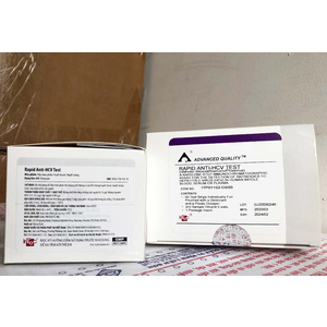 Test chẩn đoán viêm gan C Rapid Anti-HCV Test INTEC (dạng que)